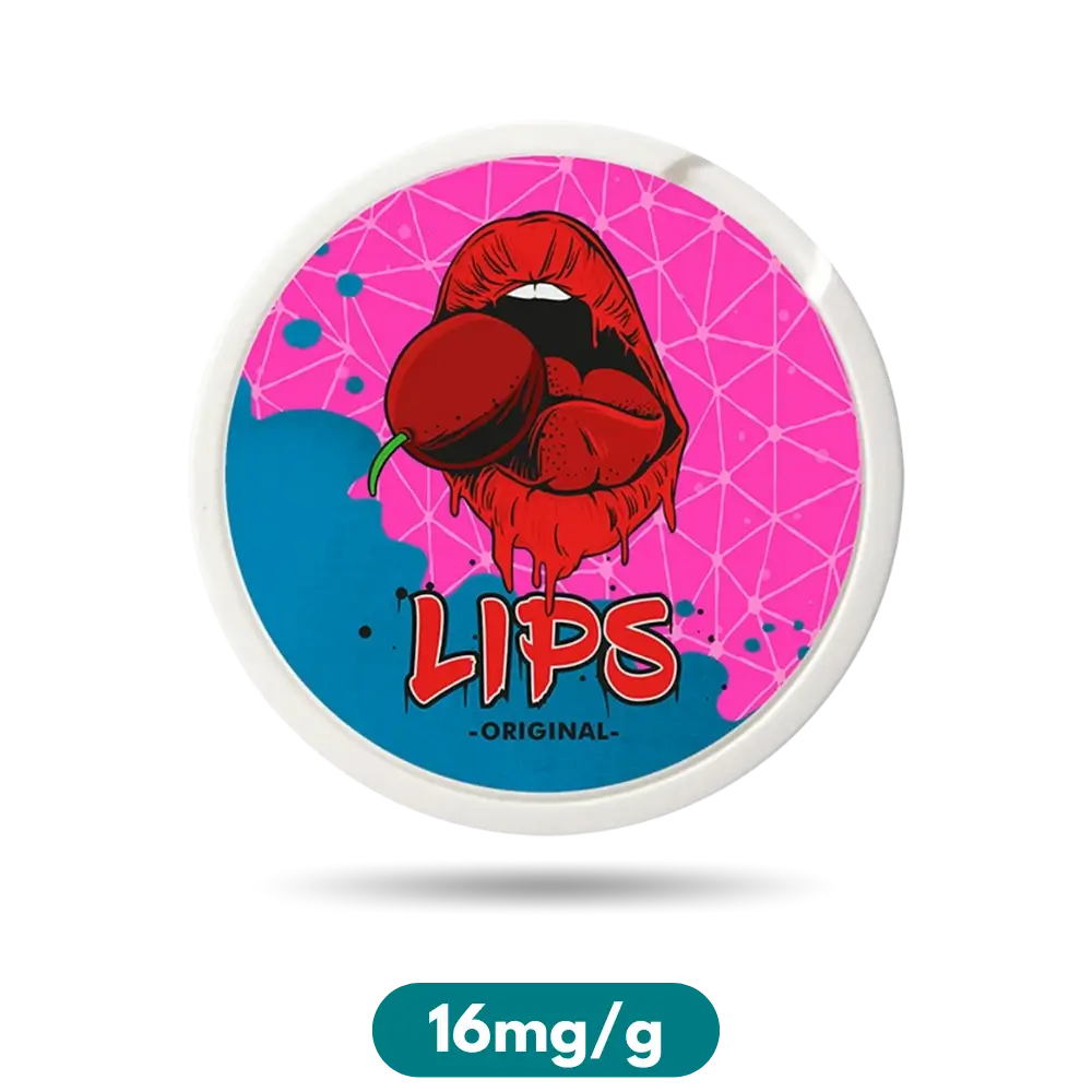 Lips Original Cherry Cola Slim Nicotine Pouches Snus 16mg/g