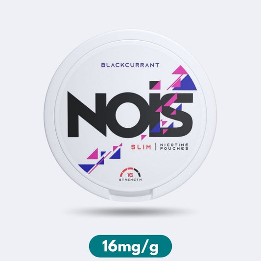 Nois Blackcurrant Slim Nicotine Pouches Snus 16mg/g