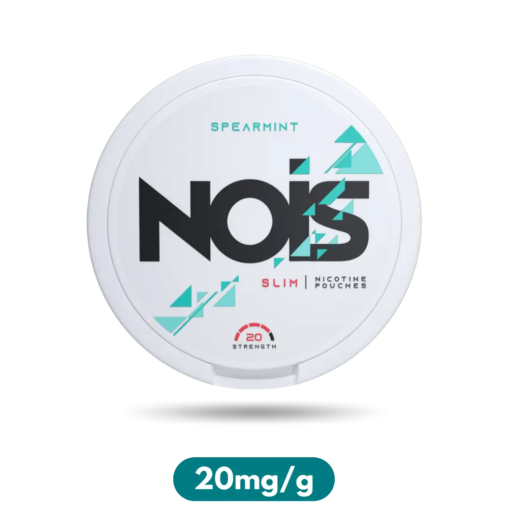 Nois Spearmint Slim Nicotine Pouches Snus 20mg/g