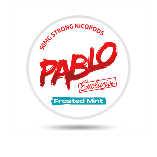 Pablo Frosted Mint Snus Dose mit 20 Portionen und 50 mg/g Nikotin
