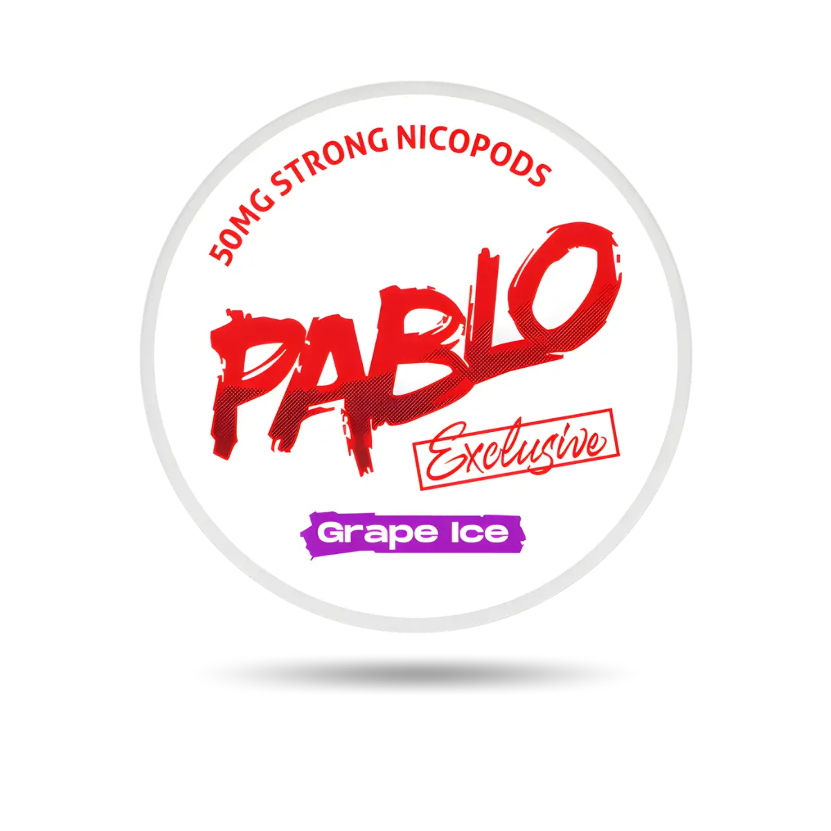 Pablo Grape Ice Snus Dose mit 20 Portionen und 50 mg/g Nikotin