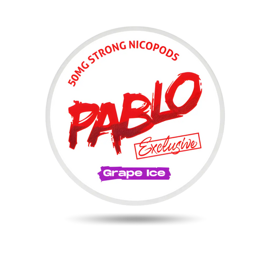 Pablo Grape Ice Snus Dose mit 20 Portionen und 50 mg/g Nikotin