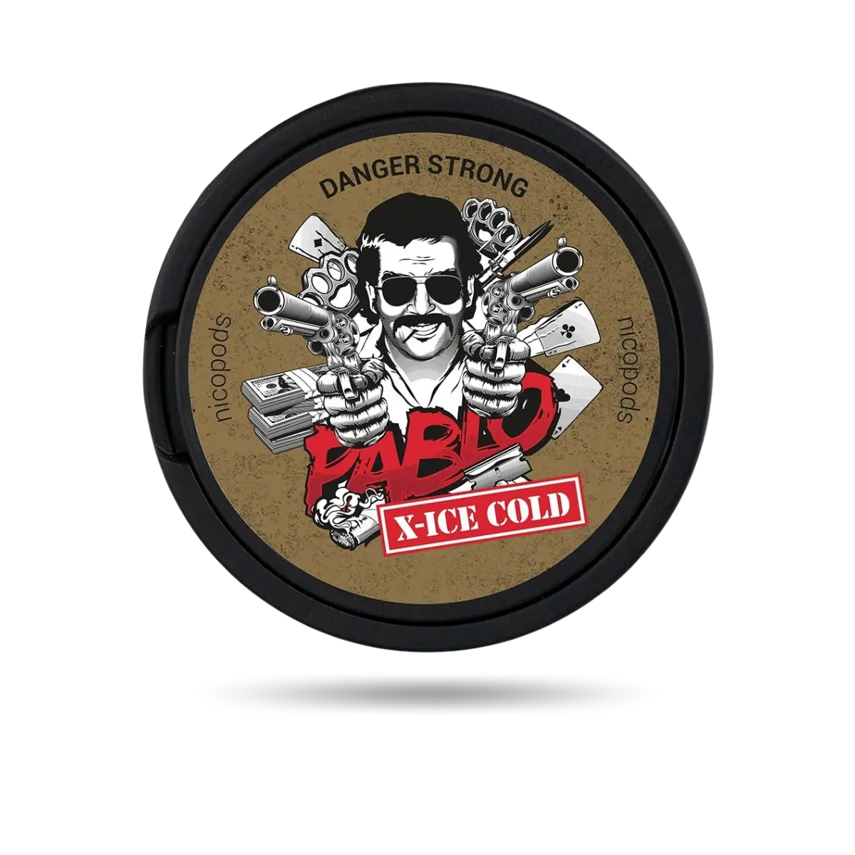 Pablo X-Ice Cold Snus Dose mit 20 Portionen und 30 mg/g Nikotin