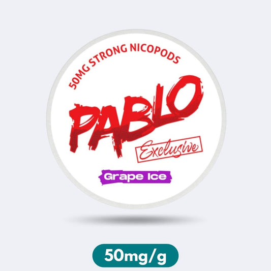 Pablo Exclusive Grape Ice Slim Nicotine Pouches Snus 50mg/g