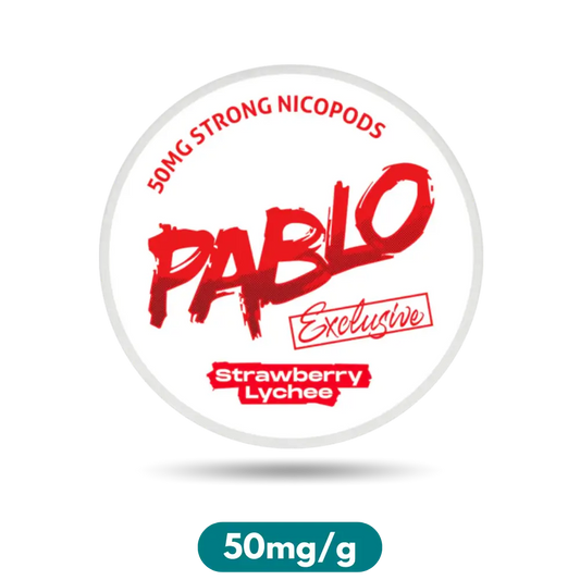 Pablo Exclusive Strawberry Lychee Slim Nicotine Pouches Snus 50mg/g