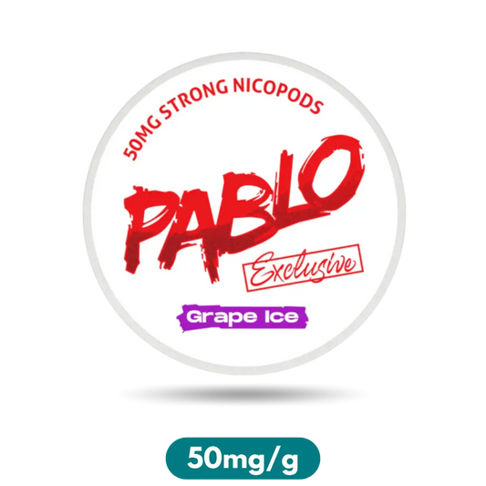 Pablo Exclusive Grape Ice Slim Nicotine Pouches Snus 50mg/g