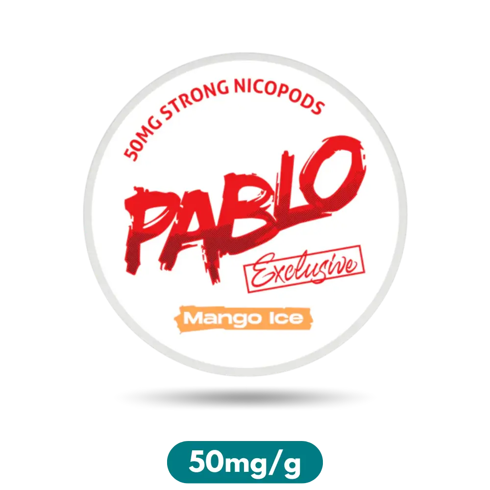 Pablo Exclusive Mango Ice Slim Nicotine Pouches Snus 50mg/g