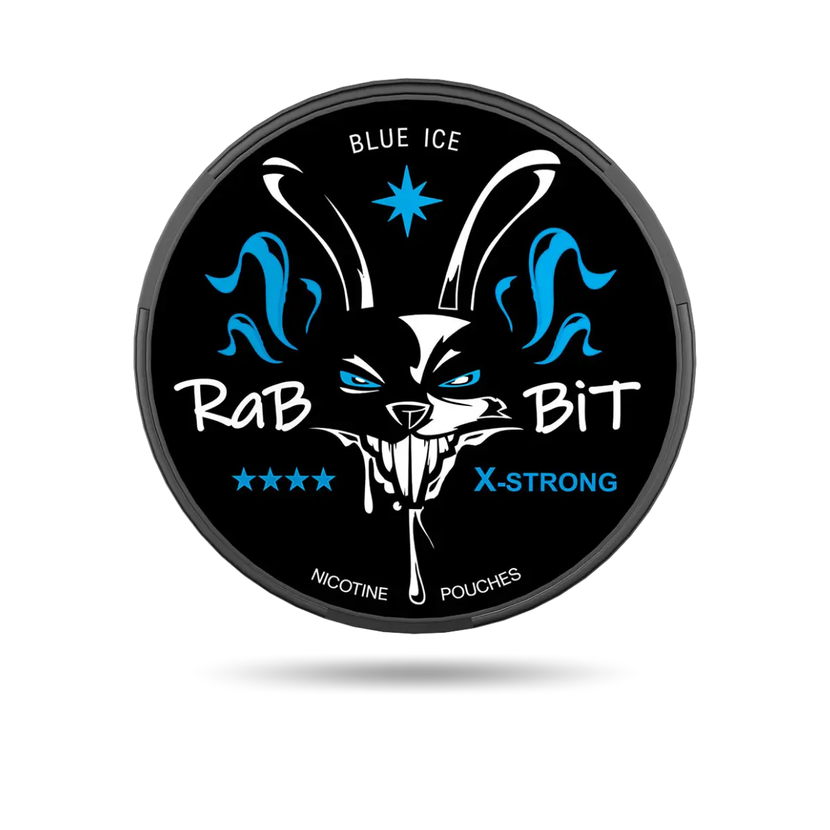 Rabbit Blue Ice Snus Dose mit 20 Portionen und 26 mg/g Nikotin