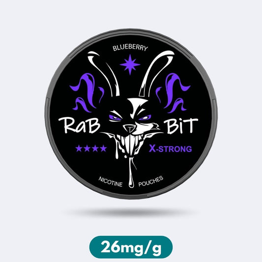 Rabbit Blueberry Slim Nicotine Pouches Snus 26mg/g