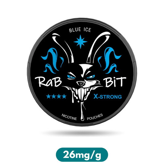 Rabbit Blue Ice Slim Nicotine Pouches Snus 26mg/g