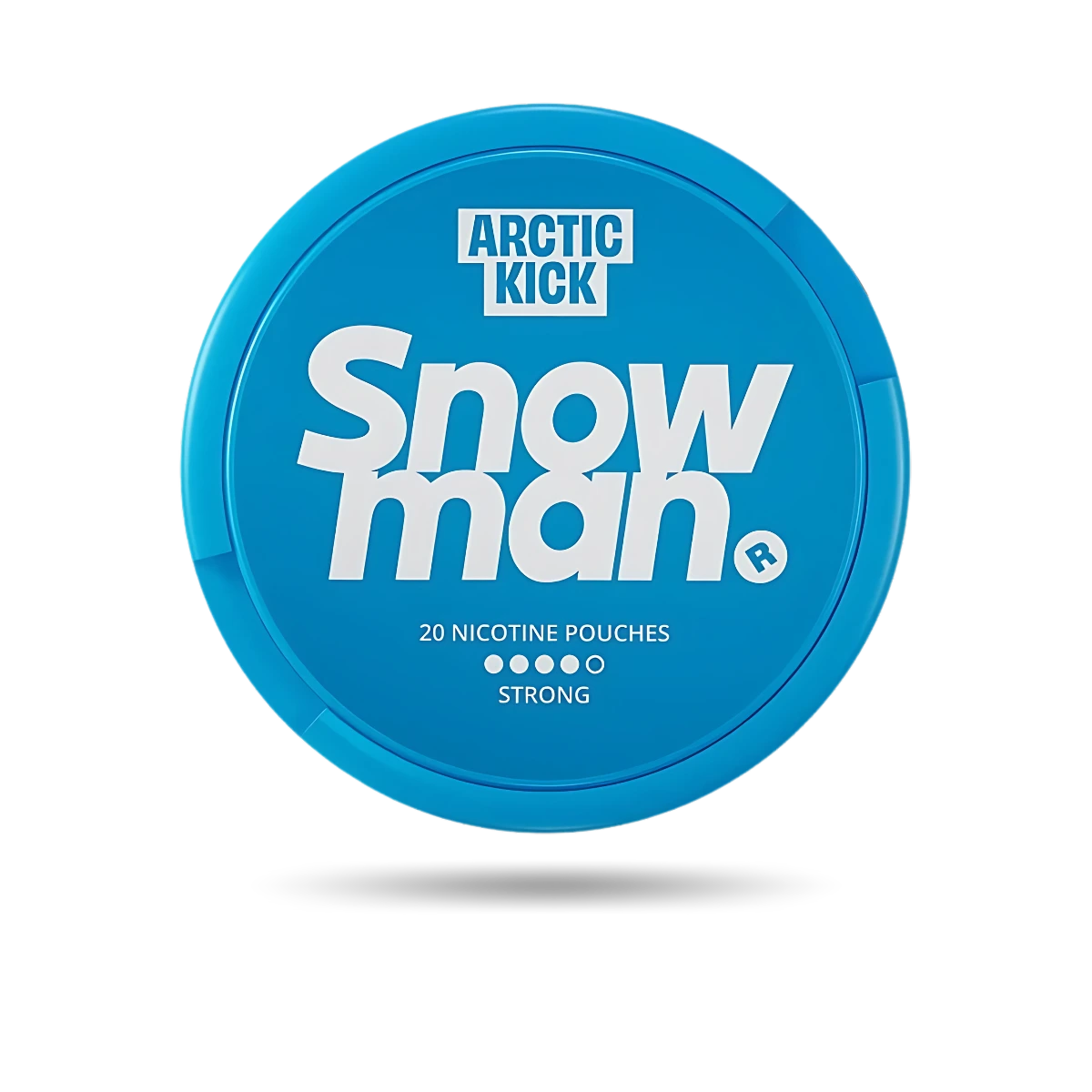 Snowman Arctic Kick Snus Dose mit 20 Portionen und 20 mg/g Nikotin