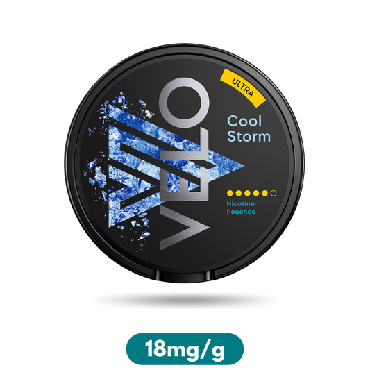 Velo Ultra Cool Storm Nicotine Pouches Snus 18mg/g