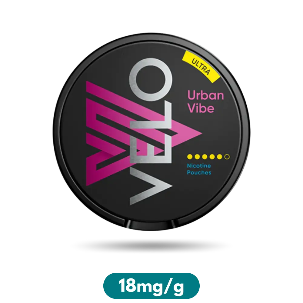 Velo Ultra Urban Vibe Nicotine Pouches Snus 18mg/g