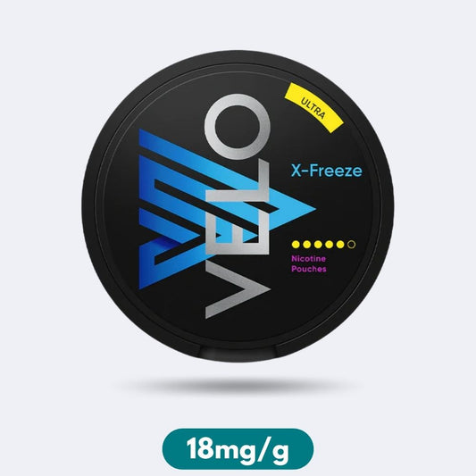 Velo Ultra X-Freeze Nicotine Pouches Snus 18mg/g