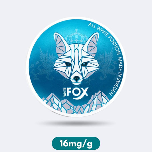 White Fox Ice Cold Slim Nicotine Pouches Snus 16mg/g