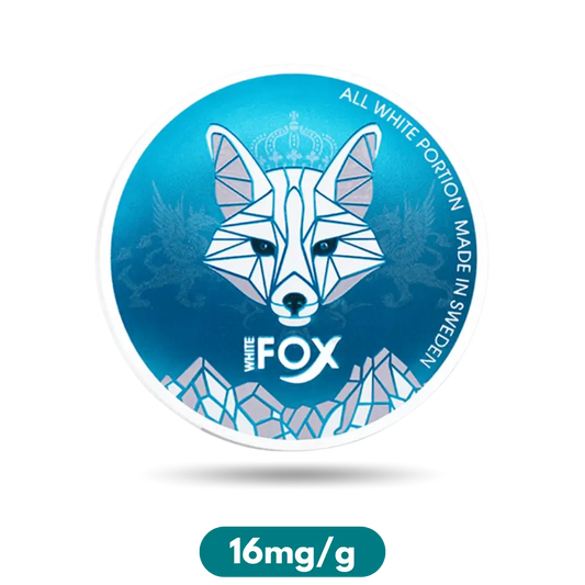 White Fox Ice Cold Slim Nicotine Pouches Snus 16mg/g